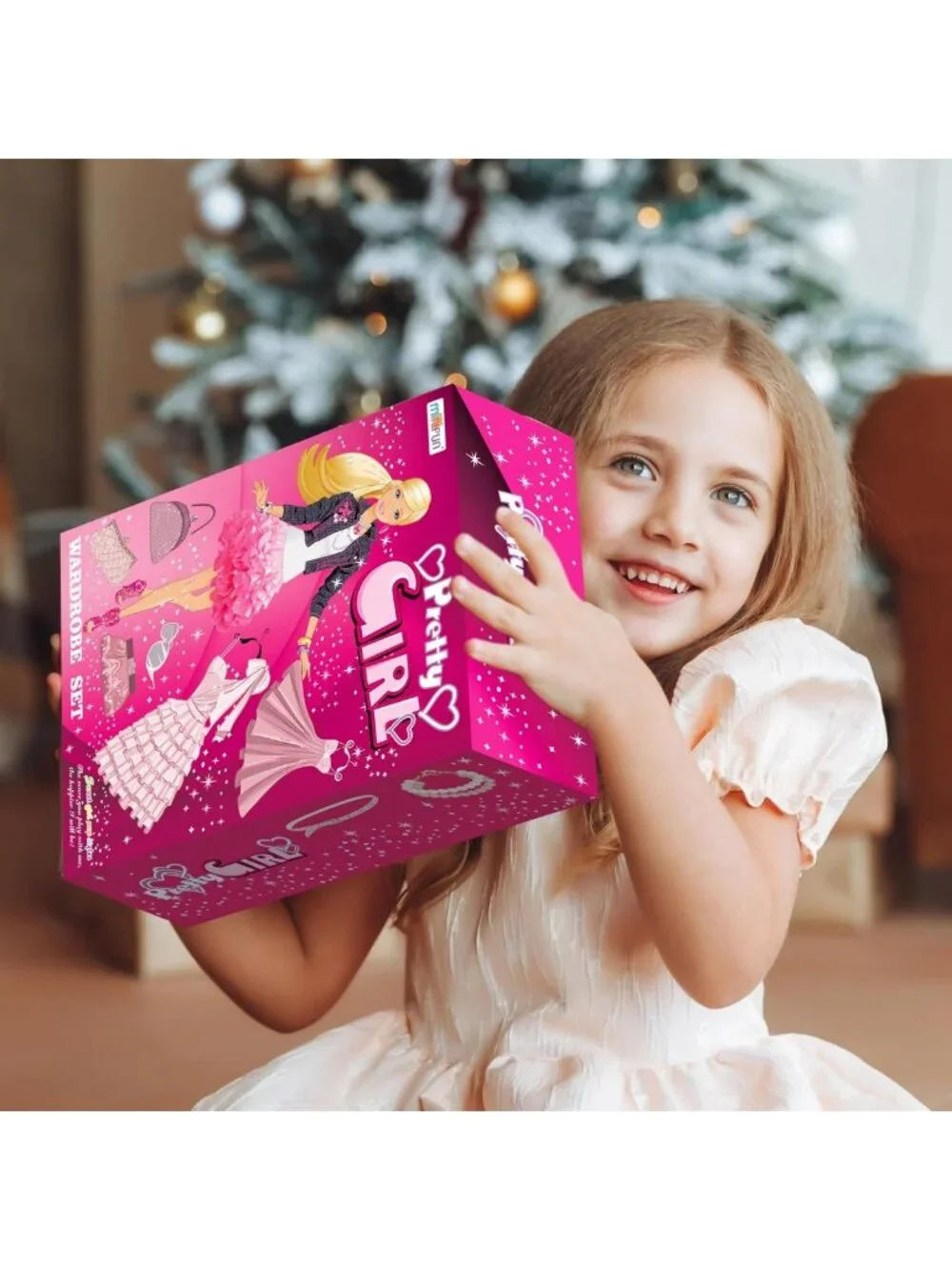 Doll Closet Playset with 342 Pcs Clothes & Accessories for Creative Play